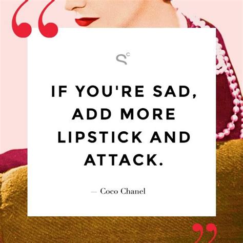 coco chanel quotes lipstick.